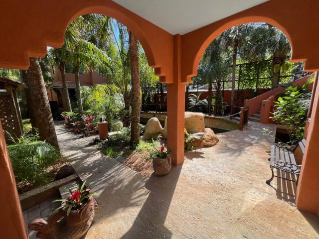 Studio porch arches