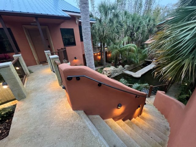 entry and winding staircase